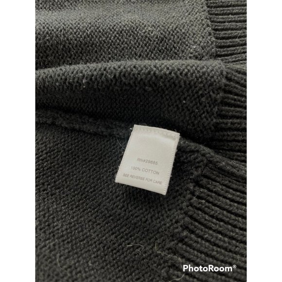 Pendleton Womens Sweater Black Long Sleeve Pockets Full Zip Knitted Mock Neck XL - Picture 4 of 4